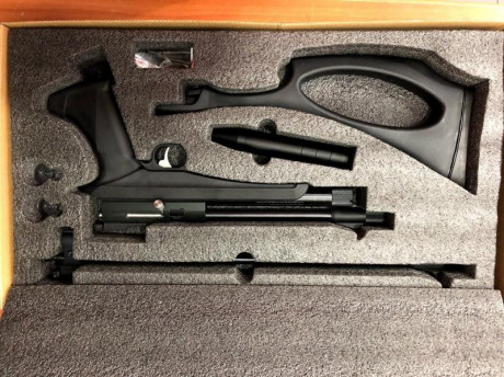 Hola,
Por abandono del hobby se vende este material:

- Stinger Ares 4.5mm: muy poco uso (unos 300 balines 00