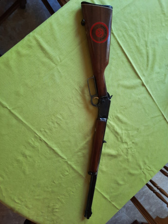 20210717_093642.jpg 
Vendo rifle de palanca Marlín calibre 22lr. Esta en Santiago de Compostela, se puede 01