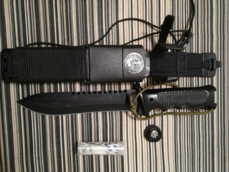 Vendo cuchillo de supervivencia Aitor Commando Black, totalmente nuevo. Mas fotos por privado. 
70euros. 40
