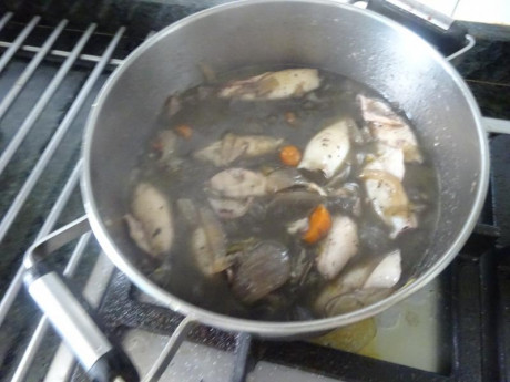 Hoy para comer acelgas hervidas y chuletón de vaca gallega vieja con seis semanas de maduración en cámara 32