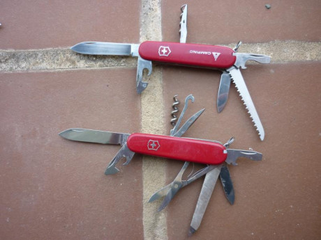 Vendo parte de mi colección de navajas Victorinox, algunas tienen un uso ligero, la mayoría de los útiles 10