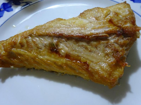 Hoy para comer acelgas hervidas y chuletón de vaca gallega vieja con seis semanas de maduración en cámara 11