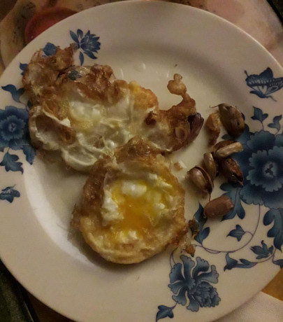Hoy para comer acelgas hervidas y chuletón de vaca gallega vieja con seis semanas de maduración en cámara 110