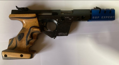 PISTOLA CAL. .22 – WALTHER GSP EXPERT – CON 2 CARGADORES
Precio – 800 € – OPORTUNIDAD – CACHA AJUSTABLE 31