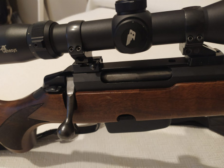 Rifle con monturas rápida appell y visor bsa precio rebajado a 650€ 01