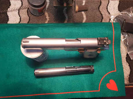 STAR MODELO MS ACBADOS DE LUJO, CAL 9mm Y .45 ACP. 2 correderas completas, cromada y acero inox. 4 gardadores, 01