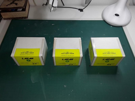 Vendo 3 cajas puntas Lazar 32 wc, 98 gn, 75€.
No hago envios, solo entrega en mano en Zaragoza 
696454466 01