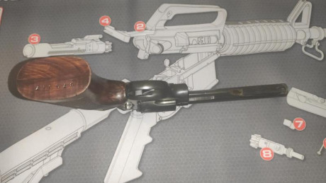 Vendo revolver Llama 357/ 38 de 6 pulgadas , guiado en F .
No sé cuántos dueños a tenido pero más de dos 00