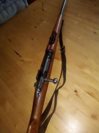 por querer comenzar nuevo proyecto, vendo mauser sueco, con correa original, precio 350 euros+portes, 00