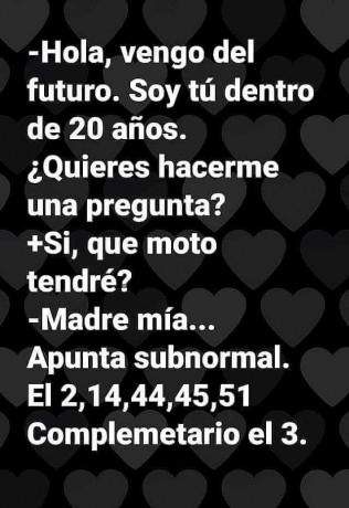 ¡Muy buenas a todos!

Estaba dando un paseo por el foro, cuando me he dado cuenta de que no había un hilo 121