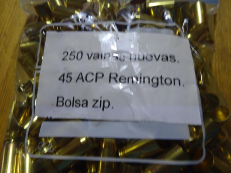 Cerrar gracias. 

Vendidas las vainas nuevas del calibre .45 ACP de la marca Remington, marcadas R-P.

250 00