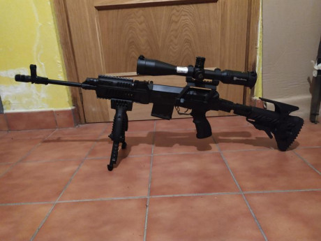 Vendo VZ 58 CAL 222 COMO NUEVO CON TODOS LOS COMPONENTES ORIGINALES Y ADEMÁS INCLUYE KIT TÁCTICO DE PISTOLETE, 00