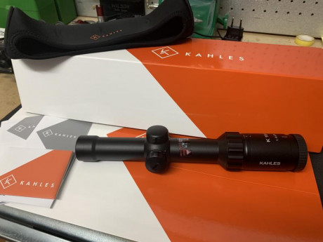Vendo KAHLES K16i 1-6x24 Abs con retícula 3GR, completamente nuevo sin uso en su caja original. 1400€ 02