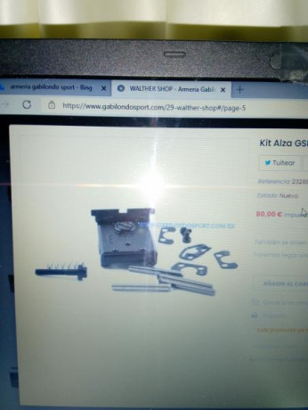 Pues eso que me he cargado el cuerpo del alza de mi gsp, si alguien tiene repuesto del alza... 10