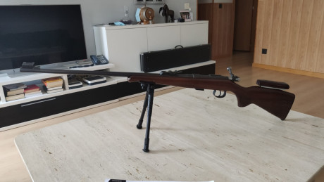 ¡Vendo carabina CZ 452 Luxe con disparador ajustado a pelo y bípode acoplado al arma, desmontable!!
Buena 02