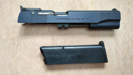 Vendo Taurus 45acp +carro adicional del 22Lr con su cargador.
La compre a un compañero del foro hace unos 11