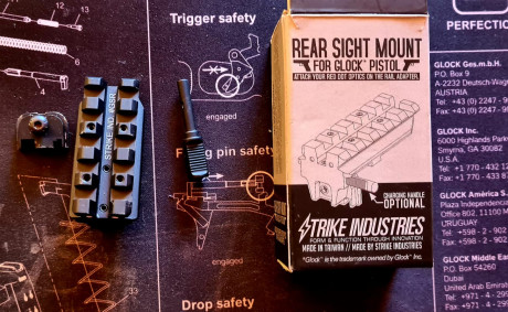 Hola vendo rail para glock de la marca The Strike Industries comprado en EEUU.
Este innovador adaptador 02