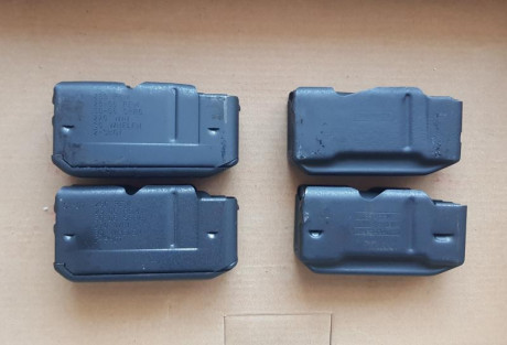 Pongo a la venta 4 cargadores en buen estado (con leves rayazos, solo estético) para rifles Remington 01