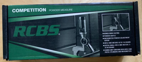 Hola,
vendo este  dosificador RCBS  en su caja original con todos sus componentes y muy poco uso, más 02