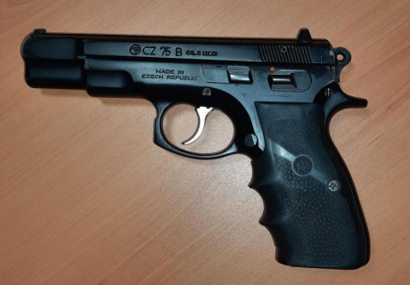 Pistola semiautomática fabricada en República Checa de alta precisión, larga vida útil gracias a que está 10
