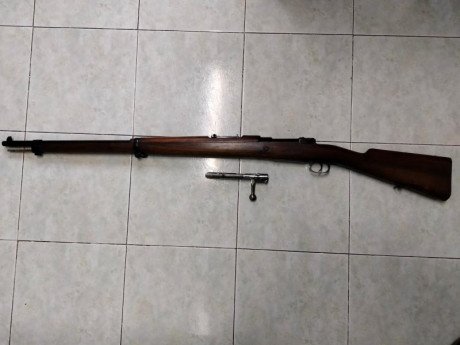 Hola a todos, vendo Mauser 1893 en el preciso calibre 7 mm Mauser ( 7x57 Mauser ) , en estado practicamente 02