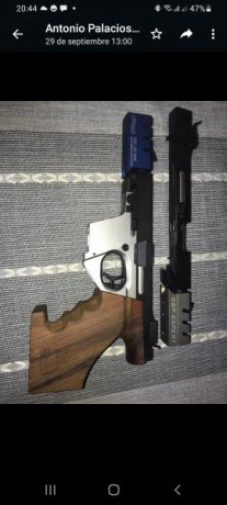 Vendo pistola Walter GSP Exper con carro del 22 y carro de 32 con  su maletin y todos sus accesorios prácticamente 01
