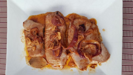 Hoy para comer acelgas hervidas y chuletón de vaca gallega vieja con seis semanas de maduración en cámara 10