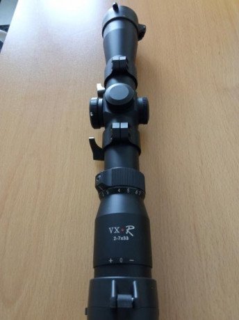 REBAJADO a 375€
Vendo este visor leupold, es el vx-r 2-7x33, es un visor muy polivalente, pues empieza 01