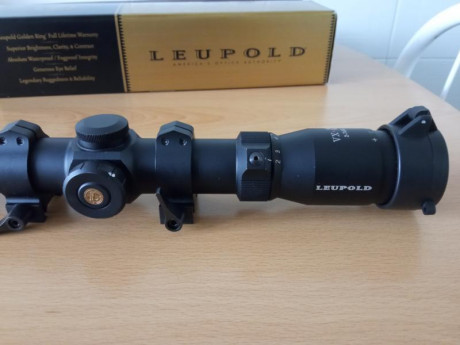 REBAJADO a 375€
Vendo este visor leupold, es el vx-r 2-7x33, es un visor muy polivalente, pues empieza 00