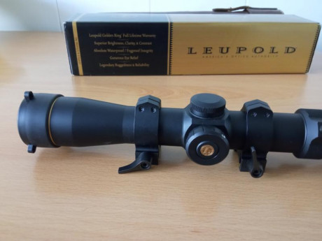 REBAJADO a 375€
Vendo este visor leupold, es el vx-r 2-7x33, es un visor muy polivalente, pues empieza 12