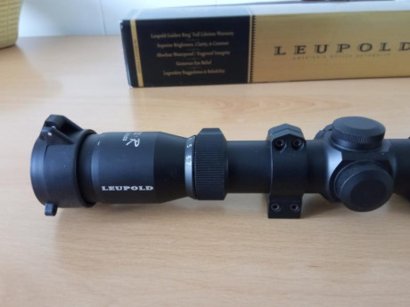 REBAJADO a 375€
Vendo este visor leupold, es el vx-r 2-7x33, es un visor muy polivalente, pues empieza 11