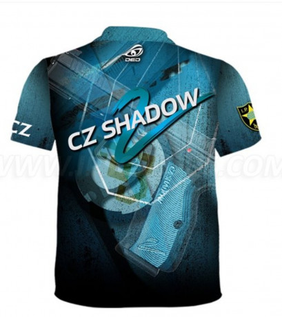 Vendo camiseta para IPSC marca DED modelo CZ Shadow 2 fabricada en poliéster POLYDRI-L tela ligera de 00