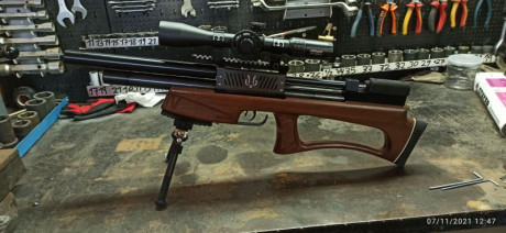 Vendo carabina lobo hound en 6.35. Incluyo la carabina tal y como se ve en la foto sin incluir el moderador 00