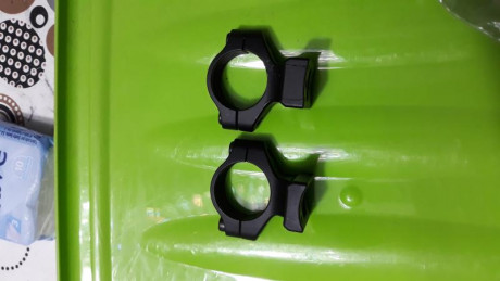 Vendo monturas fijas Remington para el Remington 700. No se si valdran para otros modelos. 
Son para tubo 01