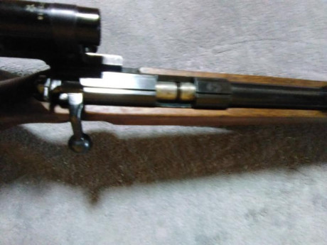 Vendo esta carabina Norinco, copia del Mauser KAR98, en calibre .22
Es la versión larga (longitud total: 00
