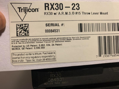 Fibra óptica y tritio. Usado , en buenas condiciones. 10