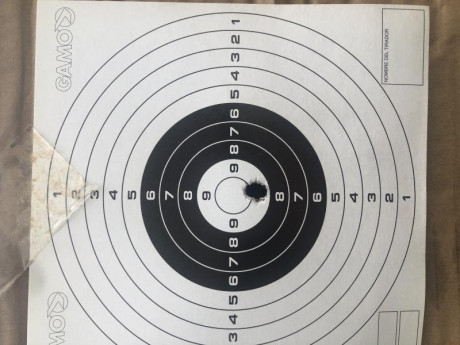 Bueno, para animar el foro un poco, propongo colgar fotos de dianas y arma usada para ello, pudiendo ser 10