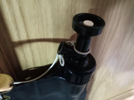 Wassersack tanque de agua suizo original tiene 2 asas y un tapón de rosca con válvula de parada y arranque 00