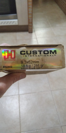 Finalmente como pongo en mi otro hilo me decante por el 9,3x62. Mi duda viene ahora con la municion. He 141
