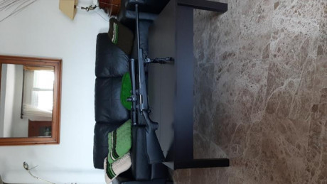 Vendo rifle, Bergara B-14 series, AE003, 
Rifle Bergara, de cerrojo, con cargador de 2 balas. En la caja 02