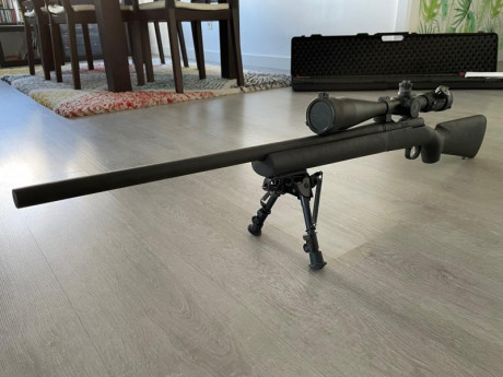 Hola a tod@s,
Por cese de actividad vendo mi Remington Police del 308 con cañón pesado de 66 cm.  Está 01