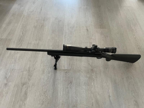 Hola a tod@s,
Por cese de actividad vendo mi Remington Police del 308 con cañón pesado de 66 cm.  Está 00