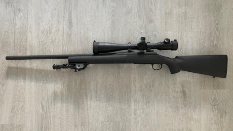 Hola a tod@s,
Por cese de actividad vendo mi Remington Police del 308 con cañón pesado de 66 cm.  Está 12