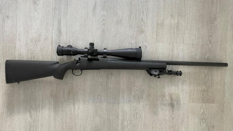 Hola a tod@s,
Por cese de actividad vendo mi Remington Police del 308 con cañón pesado de 66 cm.  Está 11