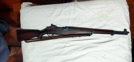 Buenas a tod@s, pues como pone el enunciado vendo mi Garand M1D(reversible) con un montón de accesorios 10