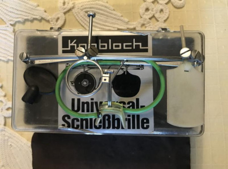 Gafas de Tiro Knobloch Carabina 
Precio  130 Euros

Tlf / Whatssap 692039491
ahernandezsantisteban@yahoo.es 01