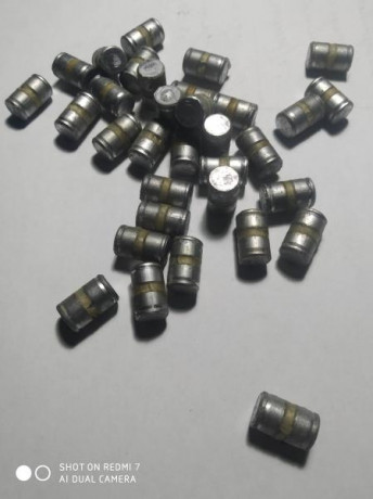 Por cambio de calibre se venden puntas del 32 wc del molde de Magma ,314  ,100 grains ,dureza 11.5 BHN 01