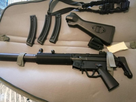 Busco alguna Mp5 a poder ser la de culata plegable la modelo Hk SD6 de Walter, si  alguien tiene alguna 92