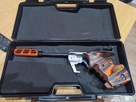 buenas tardes,vendo walther FP500 para modalidad de libre ,esta perfecta ,cacha ring L totalmente ajustable,lleva 00