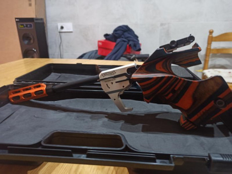 buenas tardes,vendo walther FP500 para modalidad de libre ,esta perfecta ,cacha ring L totalmente ajustable,lleva 10